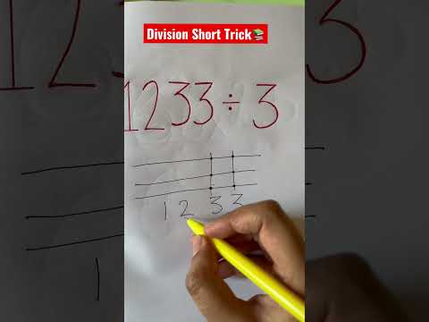 Division Short Trick🥳 #math #tutor #mathtrick #learning #shorts #division #japanese