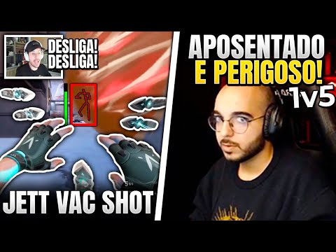 ELES SUBESTIMARAM O SACY NO 1V5 e SE DERAM MAL! VAC SHOT JETT ICEBOX - VALORANT CLIPS