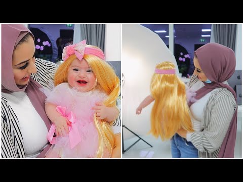 اول جلسة تصوير ل ميرا || لبسناها باروكة😆