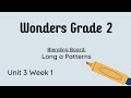 Long A Sound Patterns