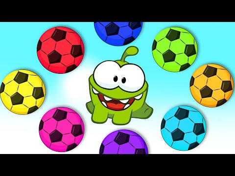 Apprenez les couleurs avec des boules de couleurs | Apprentissage Amusant | Learn French With Om Nom