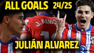 All Julián Alvarez's 2024/25 goals