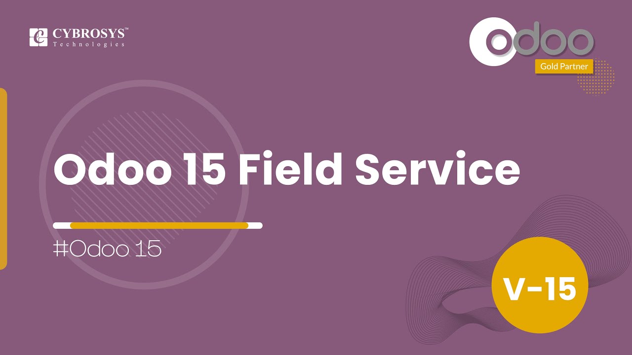 Odoo 15 Field Service - What's New in Field Service? | Odoo 15 Enterprise Edition | 11.02.2022

Odoo ERP helps to run your business effectively and efficiently by providing the right tools. Odoo 14's Field service module ...