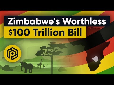 YouTube video thumbnail: Zimbabwe’s Currency Crisis: The Worthless $100 Trillion Bill