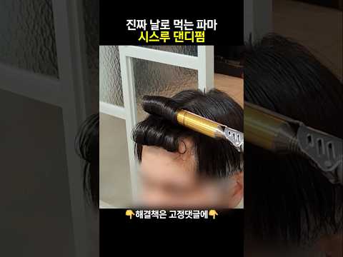 진짜 날로 먹는 파마 시스루댄디펌 (내용은 고정댓글에 👉)