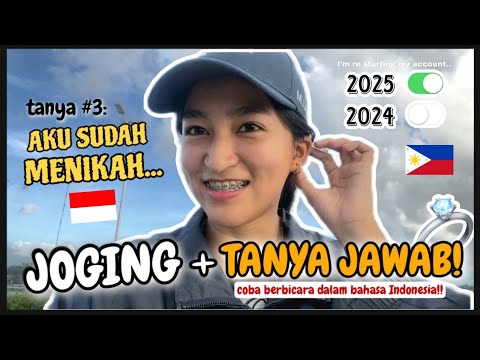 JOGING BERSAMAKU + TANYA JAWAB!! MENCOBA BICARA BAHASA INDONESIA! | pxharlie