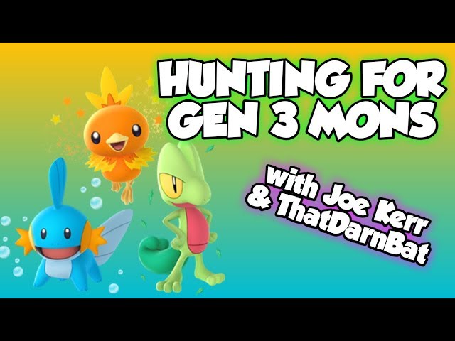 Neighborhood Gen 3 Hunting // Catching Mons with Joe Kerr & ThatDarnbatEMG