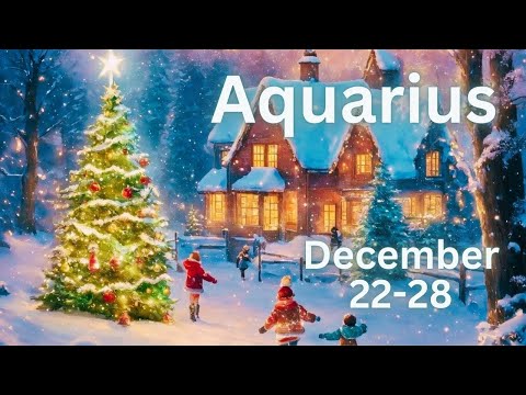 Aquarius, What's Ahead? December 22-28 Intuitive Tarot