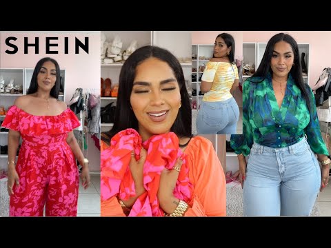 SHEIN curve TRY ON HAUL 2024 camisas para el verano | TALLAS GRANDES| ROPA PLUS SIZE