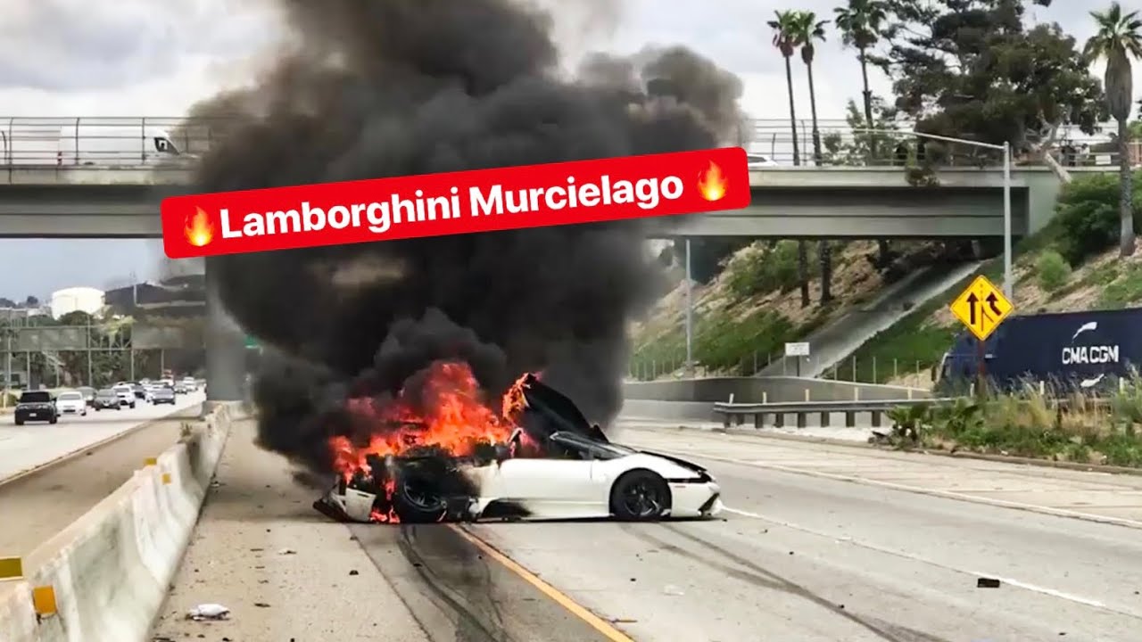 MY FRIENDS LAMBORGHINI CRASHES AND BURNS EMOTIONAL