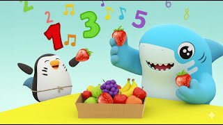 1️⃣ Aprenda os Números com uma Música! | Shark Academy 🦈 | Músicas Divertidas para Crianças! 🎉