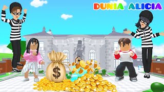 Yuta Mio Jadi Maling Profesional Bobol Rumah Mr. Rich 🤑🥷 | Roblox | Dunia Alicia