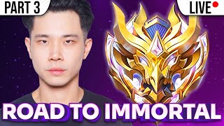 PUSH RANK KE MYTHIC IMMORTAL (MOBILE LEGENDS) PART 3 LIVE