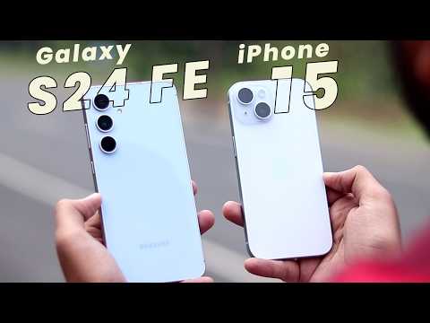 Samsung Galaxy S24 FE vs iPhone 15 - Detailed Comparison!