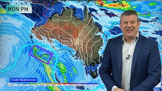 Australia: Cold fronts, showers & thunderstorms