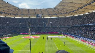 Mannschafts Einlauf des HSV | Uwe Seeler Motivations Lied | HSV-FCH
