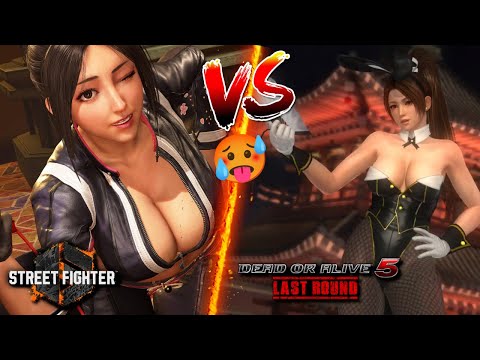 QUIEN TIENE EL DISEÑO MÁS RIKOLINO DE MAI SHIRANUI !!! Street Fighter 6 Dead or Alive 5: Last Round