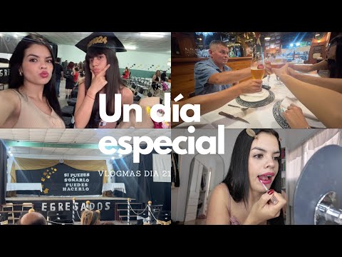 VLOGMAS 21 | entrega de diplomas de mi hermana, GRWM con productos nuevos y cena familiar 🤍