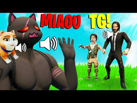 J'imite BOSS Miaousclé, un PAPA M'INSULTE ! (Prank Fortnite)