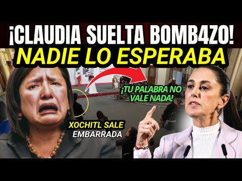 XOCHITL ES UNA HIP0CRITA ! CLAUDIA ALZA LA VOZ ANTE ATAQUES!! PONE ALTO A LA DEA