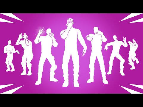 FORTNITE LEGENDARY EMOTES WITH THE BEST MUSIC!