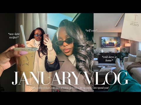 VLOG ⛅️ a week in my life | where I’ve been, new coffee recipes, self care routine + new buys!