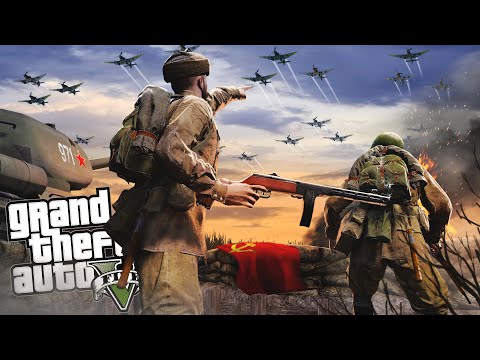 WORLD WAR 2 GERMANY INVADES THE SOVIET UNION in GTA 5 RP!