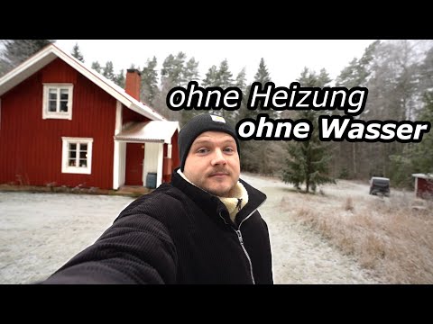 Ich lebe allein im Wald (Winter in Schweden)