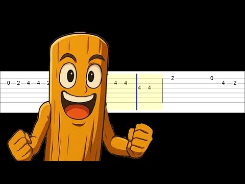 BRAINROT - ANIME OPENING (Easy SLOW Guitar Tabs Tutorial)