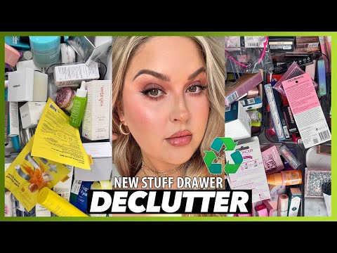 DECLUTTER 🗑️ organizing my NEW STUFF drawer! 🥹