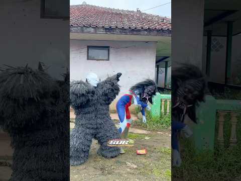 Ultraman dan grandong tertukar salah pake topeng