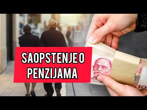 Saopstenje o PENZIJAMA je stiglo! Otkrivamo sve