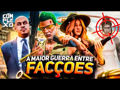 A MAIOR GUERRA ENTRE FACÇÕES NO GTA RP! (LUQUET4)