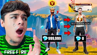 ¡ME QUITARON EL VERIFICADO EN MI CUENTA OFICIAL DE FREE FIRE! *ESTOY TRISTE*