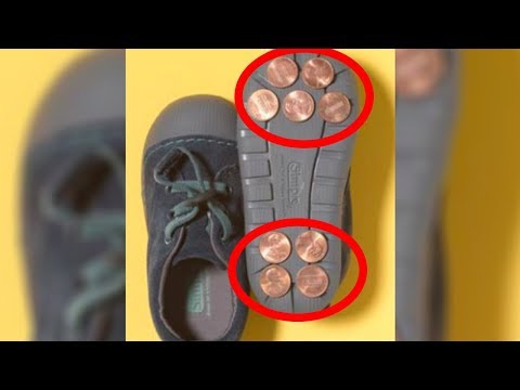 More And More Parents Are Now Gluing Pennies To The Bottoms Of Their Kids' Shoes