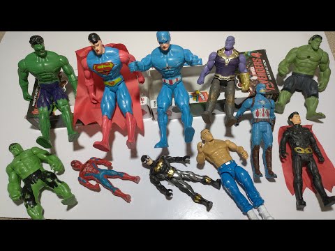 AVENGERS SUPERHERO STORY, MARVEL'S SPIDER-MAN SMASH VS HULK, CAPTAIN AMERICA VS SUPERMAN