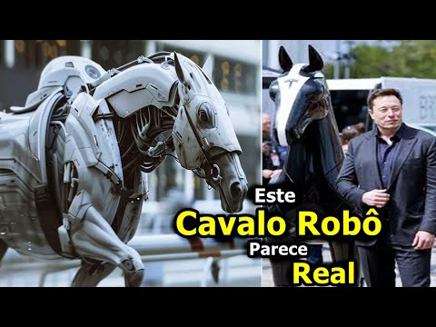 Este Cavalo Robô É Mais Realista Que um Cavalo De Verdade — Descubra Como Ele Funciona! #cavalo