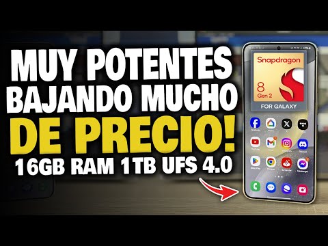 TOP 4 TELÉFONOS CON SNAPDRAGON 8 GEN 2 QUE ESTAN BAJANDO MUCHO DE PRECIO EN 2025 🤠