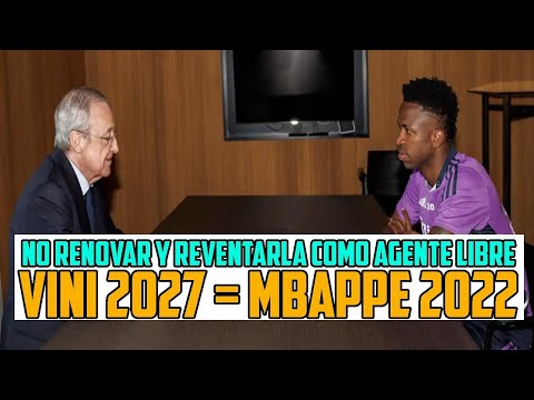 VINICIUS TIENE QUE RENOVAR... PERO SI YO FUERA ÉL AGOTARÍA EL CONTRATO Y REPETIRÍA LO DE MBAPPE-PSG