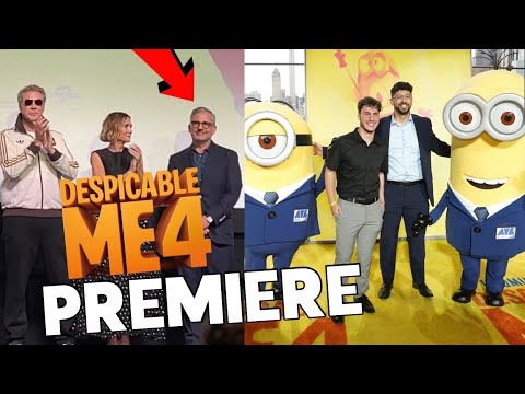 Despicable Me 4 Movie Premiere Behind The Scenes (Steve Carell Will Ferrell Minions in Real Life)