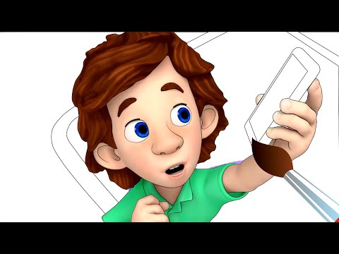 Мультик - Раскраска - Учим цвета - Фиксики - Фиксифон