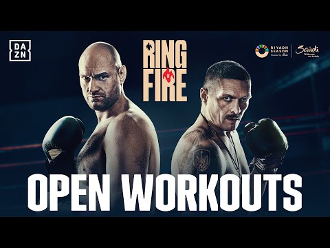 TYSON FURY VS. OLEKSANDR USYK - TREINO ABERTO AO VIVO (RIYADH SEASON)