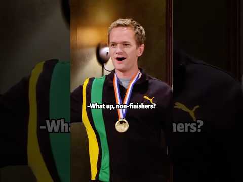 Friends don't believe Barney can run a marathon#How I Met Your Mother#clips #funny #comedy #movie