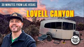 Boondocking near Vegas in Airstream Basecamp 20X with Starlink Mini Setup