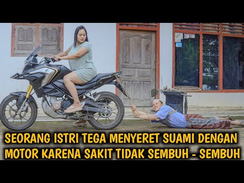 SEORANG ISTRI T3GA MENY3R'ET SUAMI DENGAN MOTOR, KARENA SAKIT TIDAK SEMBUH-SEMBUH !!