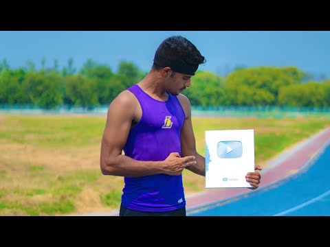 Silver Play B￼utton 100000( 1Lakh ) Subscribers Complete | ￼ Unboxing ￼Track and Field #trending