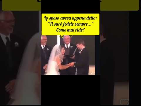 Ti sarò fedele sempre 🤣 #videodivertenti #humor #risate #matrimonio #sposi