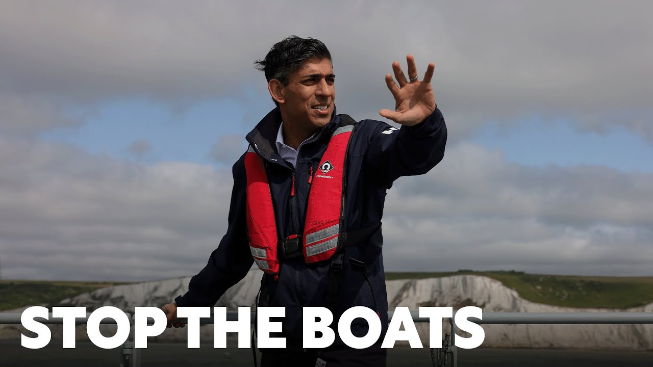 Rishi Sunak on a patrol boat in the English Channel | Behind the Scenes