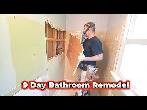 FAMOUS LAST WORDS! "Just a Small Bathroom Remodel" 9 Day Timelapse