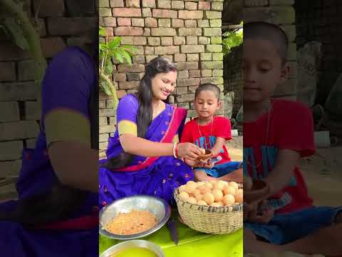 Bengali village style kolkata puchka recipe 🤤🔥#food #recipe #cooking #village_cooking #panipuri